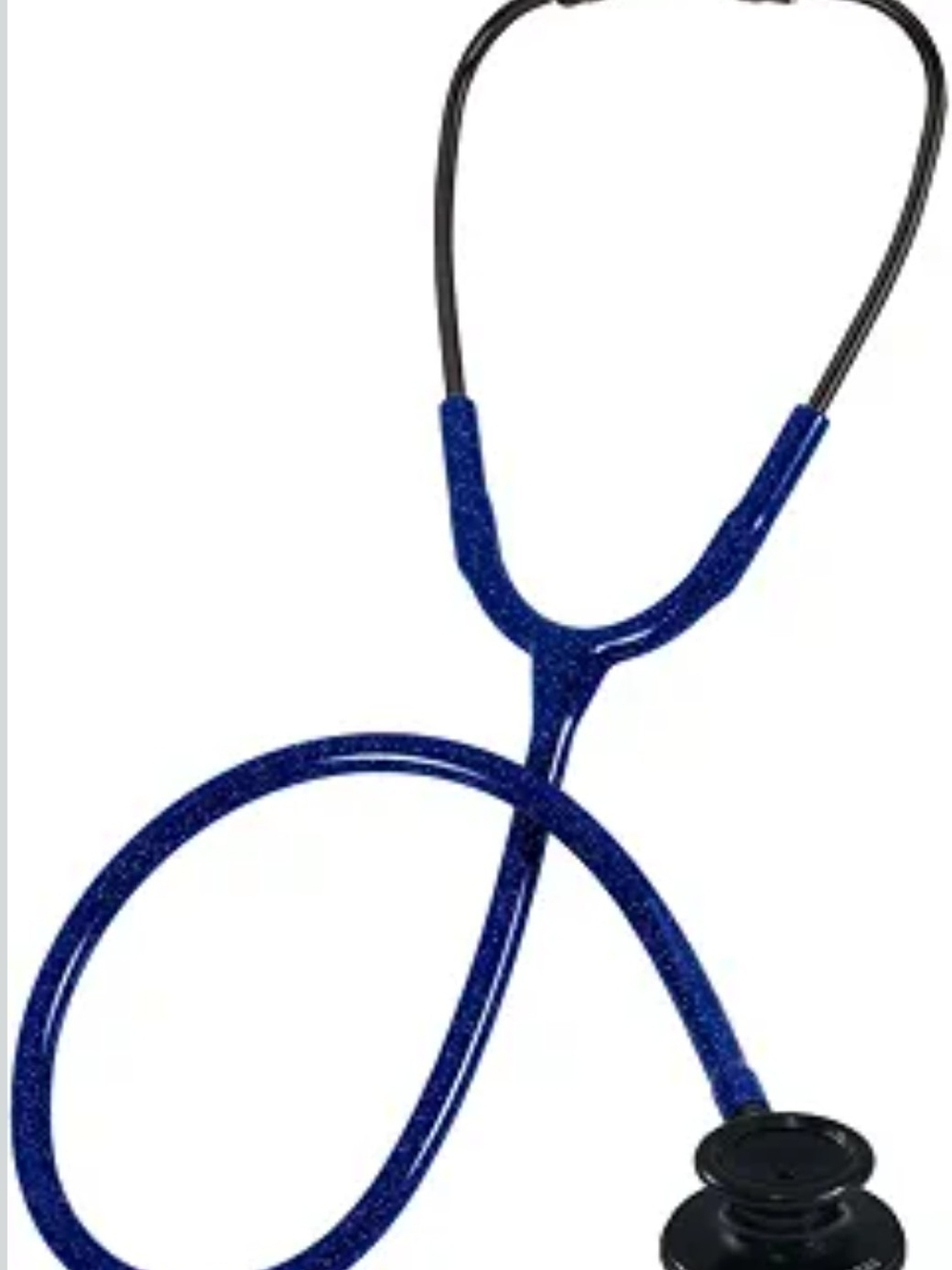 Clinical Lite Stethoscope - Stealth Finish/Navy Sparkle Tubing